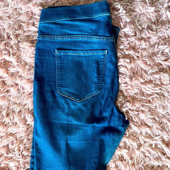 Distressed High Waist Denim Jeans, Size 11, Womens - Picture 2 of 3